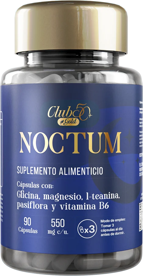 Frasco de NOCTUM de Club 50+ Gold, 90 cápsulas